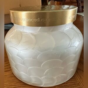 Anthropologie Capri Blue Volcano Capiz Jar Giant Candle